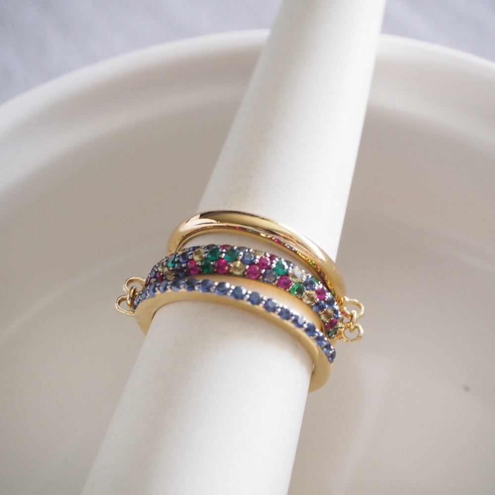 Elizabeth & James multi color ring